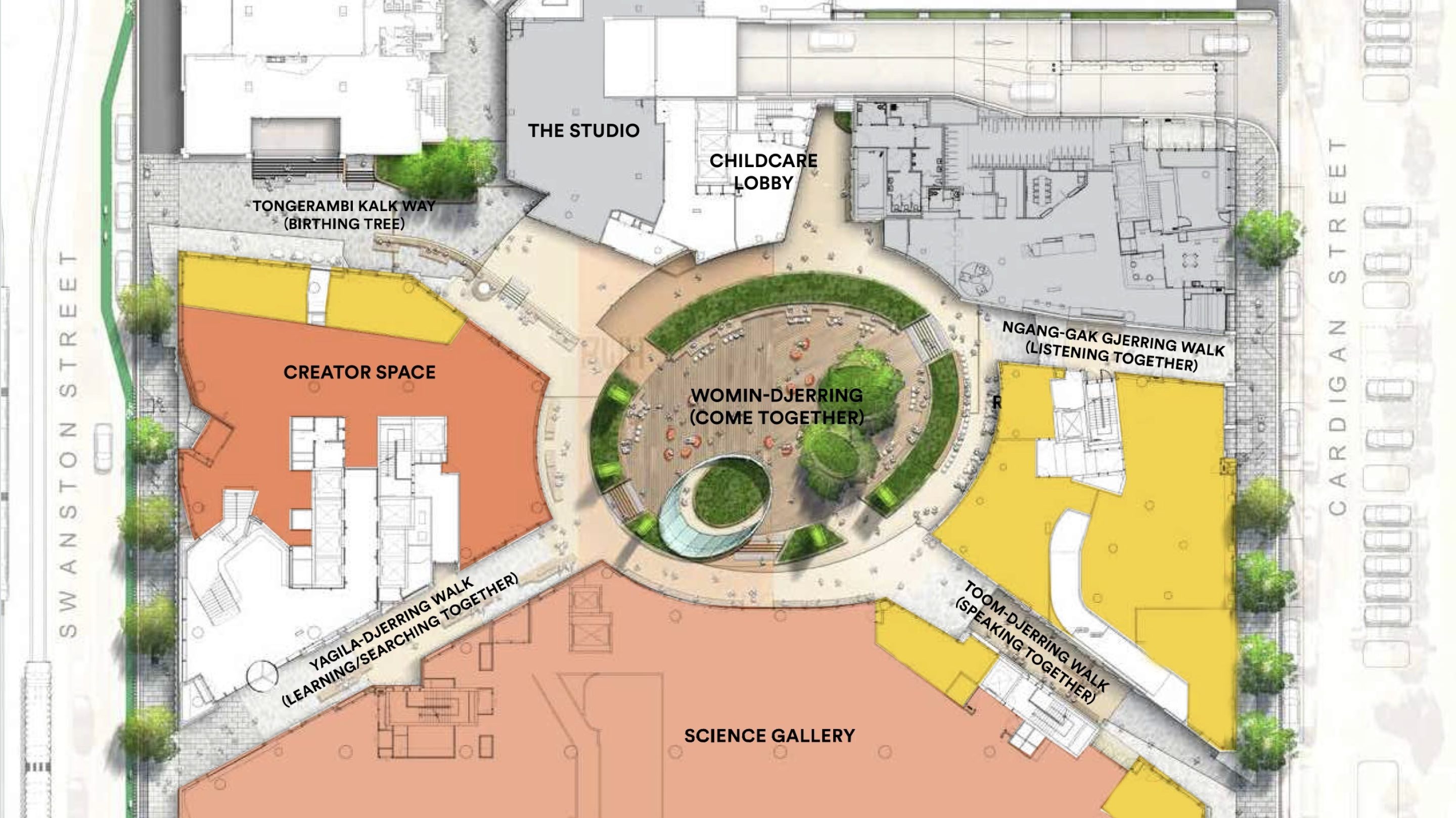 MCLO Oculus Ground Floor Map